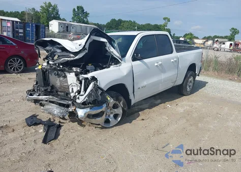 2021 Ram 1500 Big Horn 4X4 6'4 Box from USA, damaged, VIN 1C6SRFBT2MN725088